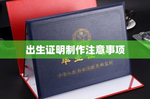 红山出生证明制作注意事项